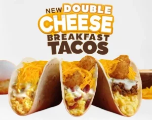 double cheese del taco item breakfast
