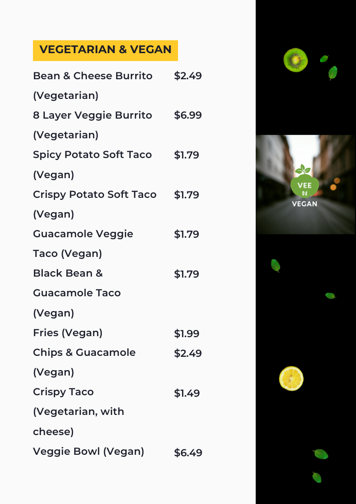 Complete Del Taco Menu with Photos Prices & Specials 2025 6 menu item details del taco